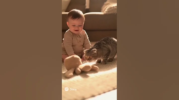 Video 11156911: scottish fold baby cat, tiny scottish fold, cat hair, cat toy