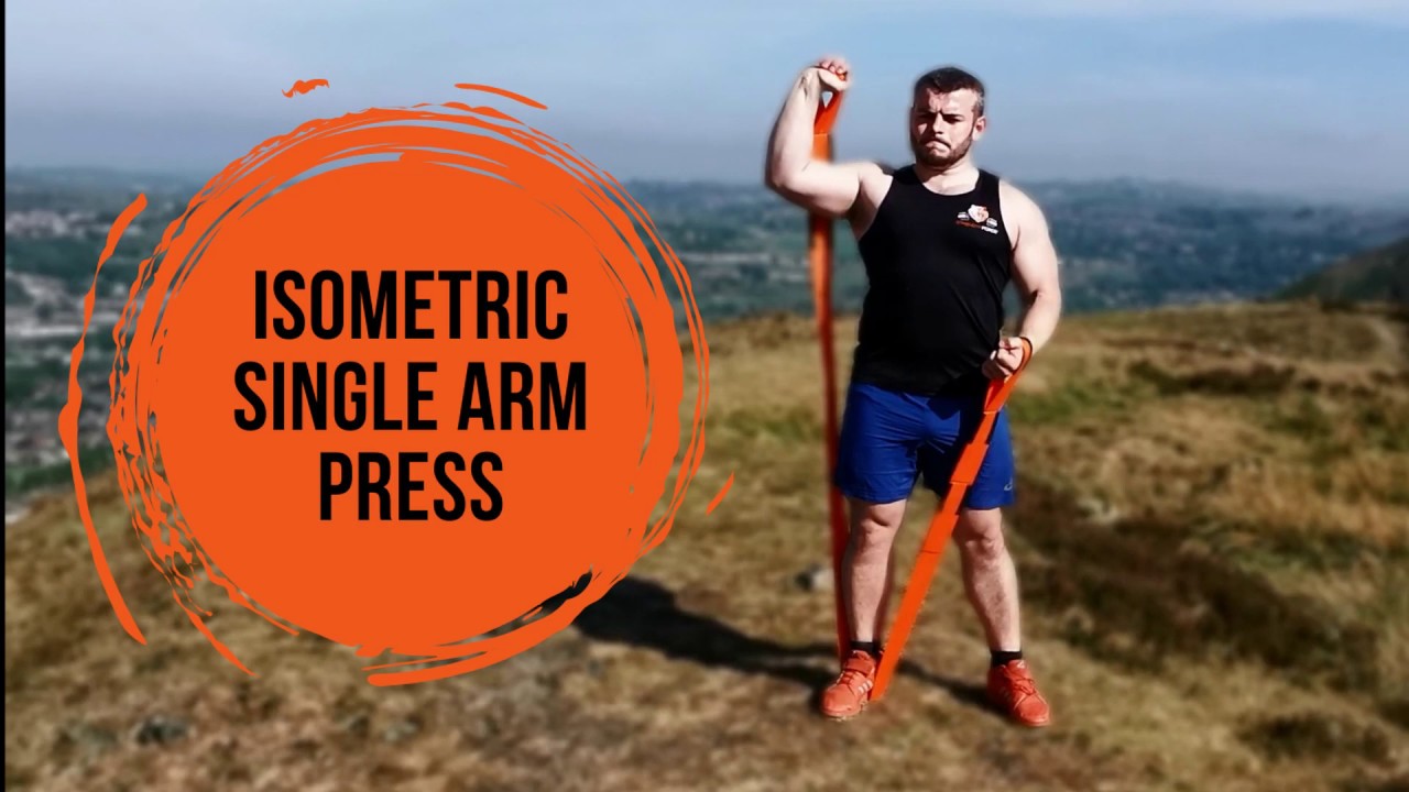 Isometric Single Arm Press - YouTube