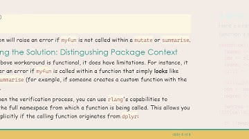 How to Ensure Your Custom R Function is Used Only Within dplyr