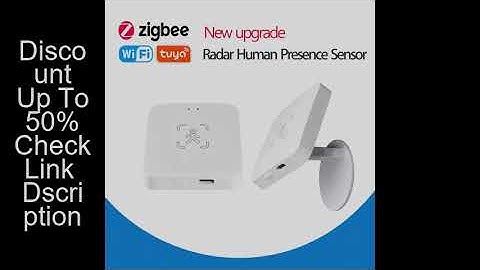 Tuya Zigbee/WiFi Smart Human Presence Sensor MmWave Radar Detection Luminance/Distance Detection For