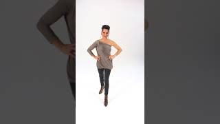 How to Morph a Nomad Wrap, Cold Shoulder Tunic, and Capsule Dress as a Top - convertible clothing