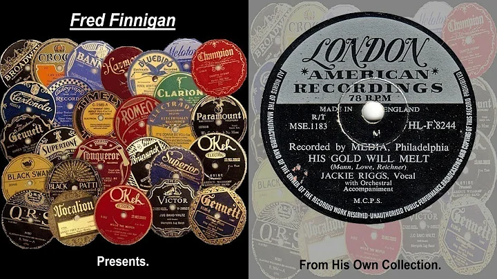 Jackie Riggs - His Gold Will Melt(1956)
