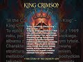 Legendarne utwory. King Crimson – "In the Court of the Crimson King"