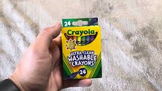Real Review of my Crayola Ultra Clean Washable Crayons