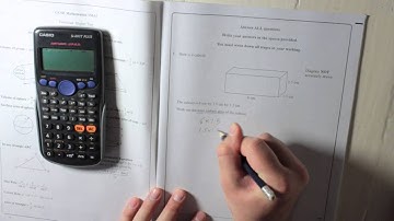 Edexcel GCSE Paper 2 June 2013 Question 1 - Surface Area