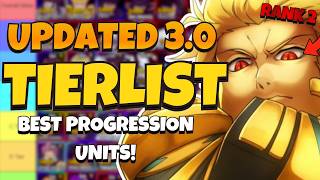 NEW Update 3.0 Tier List! Best Progression Units in Anime Paradox
