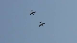 Lovely sound of a pair of merlin spitfire