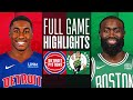 PISTONS At CELTICS FULL GAME HIGHLIGHTS March 18 2024