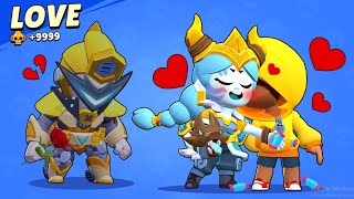 MECHA COLT ,SKADI JESSIE , LEON 😝 Brawl Stars Funny Pose and Funny Skin