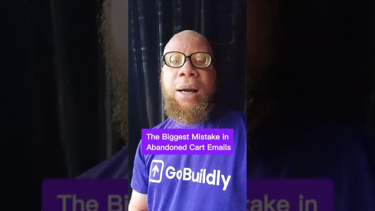 The biggest mistake in Abandoned cart emails