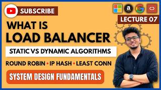 🧠 System Design Fundamentals 7: ✅ Load Balancer Explained | Round Robin, Least Connections, IP Hash