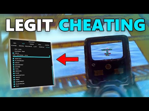 I lived next to OILRIG using RUST CHEATS..