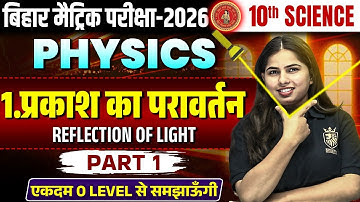 Class 10 Physics Chapter 1 | प्रकाश का परावर्तन (Reflection of Light) | Bihar Board 2026 | Lec 1