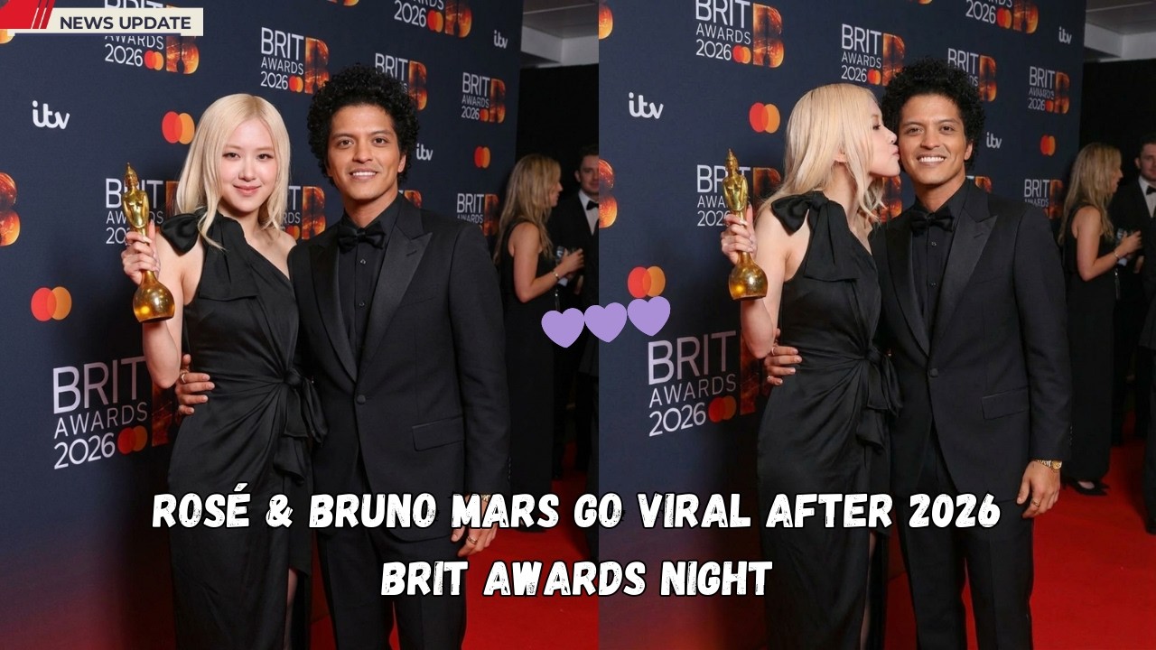 Rosé & Bruno Mars Go Viral After 2026 BRIT Awards Night