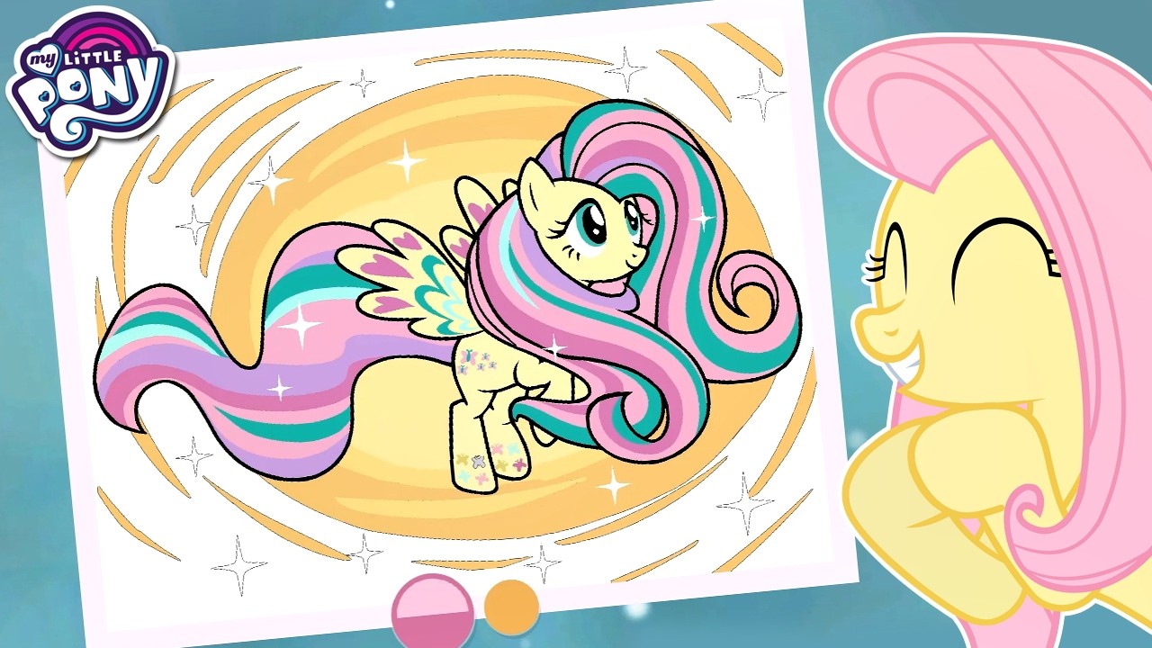 COLORINDO PÔNEIS no MLP MAGIA DE CORES #LuliRarity