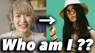 【Vlog】LAのYouTubeスペースで大変身してみた!!【黒髪裸眼】Changing to a different style