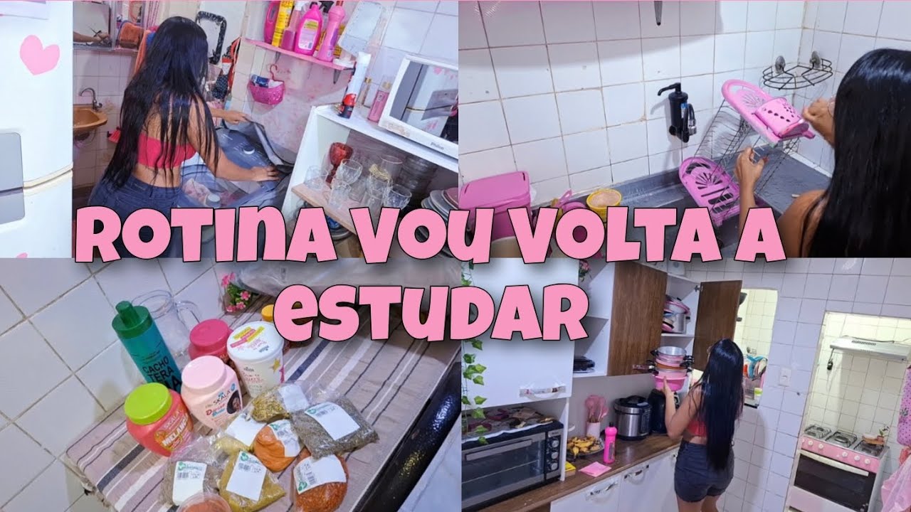 Rotina Exausta Com Muito Trabalho ♡ Vou Começar a Estudar 