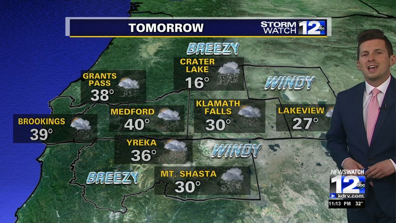 Wednesday, February 22nd Overnight Weather - YouTube