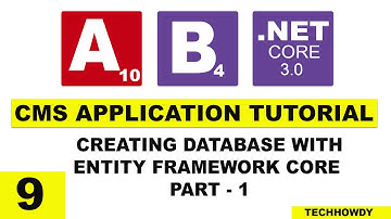 Creating Database with Entity Framework Core- Part 1 | - ASP.NET CORE 3 | Angular 10 | Bootstrap 4