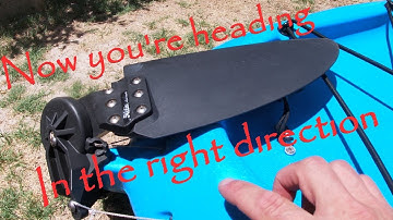 Hobie outfitter kayak set up part 4: Rudder upgrade.