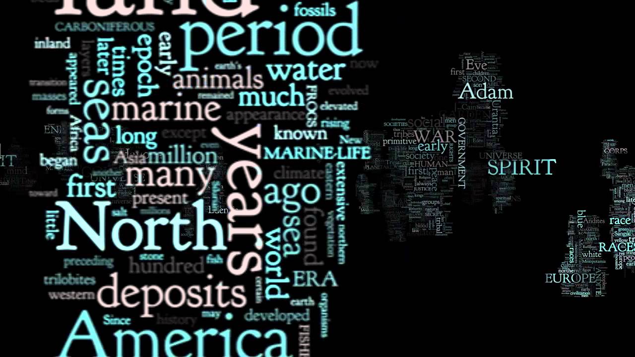 Word Cloud Of Word Clouds The Urantia Book - 