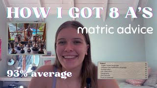 how I got over 90% in 8 subjects 📓🏆 MATRIC ADVICE