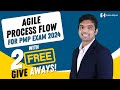 Agile process flow for pmp exam 2024 with 2 free giveaways