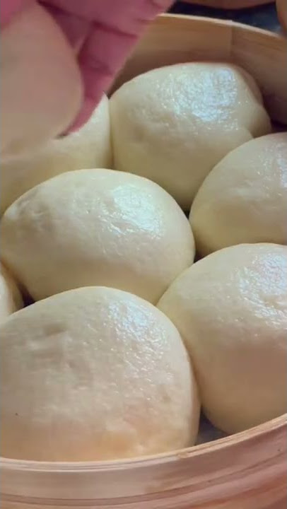 Red bean Bao buns #shorts #baobun #fyp #redbean #yummy