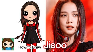 How to Draw Jisoo Blackpink | Flower