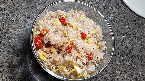 Cách mới MẮM RUỐC MUỐI XỔI mắm tép muối chua không cần phơi nắng.