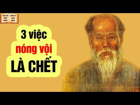 Video 3 việc già rồi tuyệt đối không nóng vội - youtube