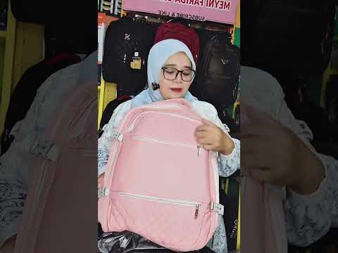 Backpack Fashion Polo Key cewek 18 inchi untuk tas sekolah tas laptop tas santai & Traveling