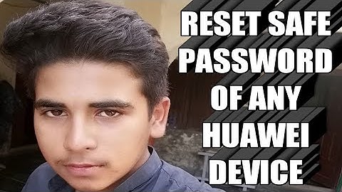 How to clear data of safe on all huawei honor devices honor 8x,niva3i,mate 10 lite in URDU|HINDI