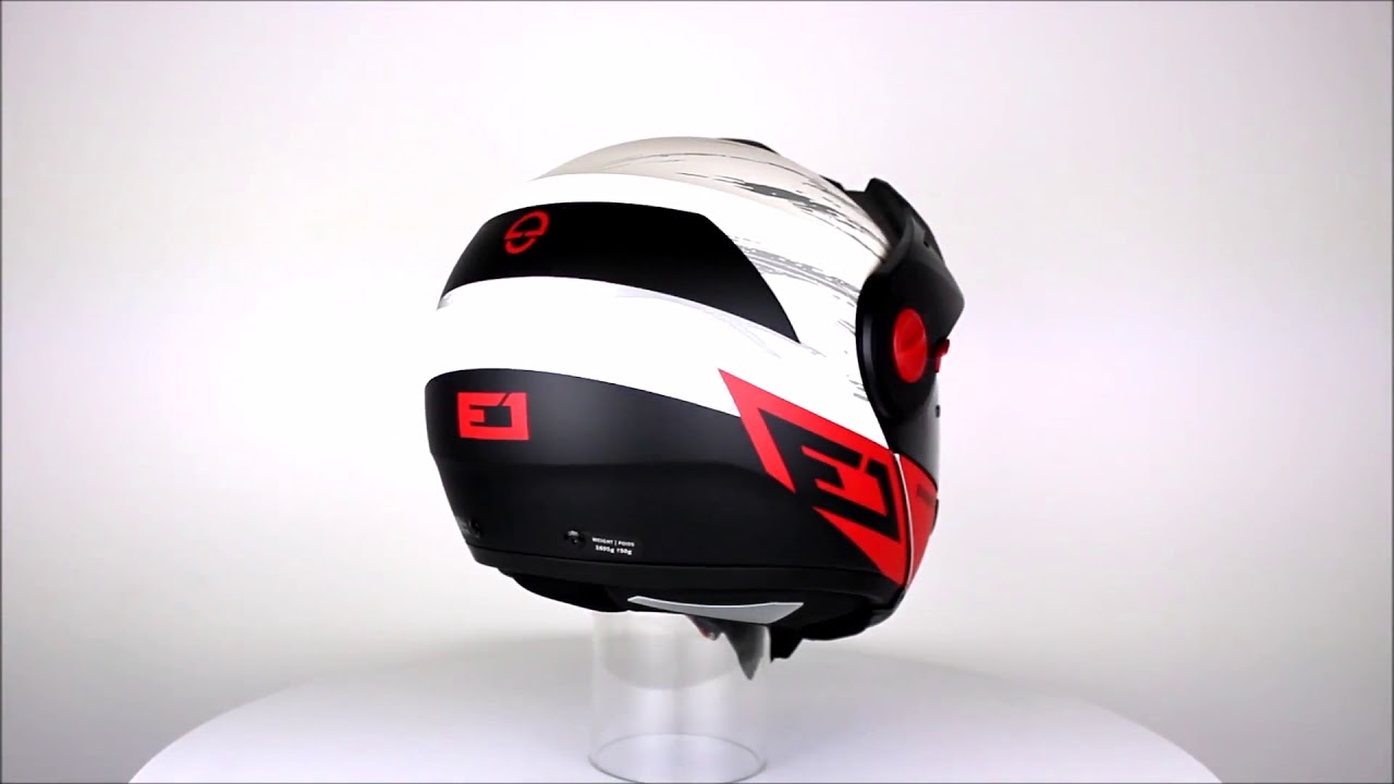 SCHUBERTH E1 Crossfire Red Motorcycle Helmet