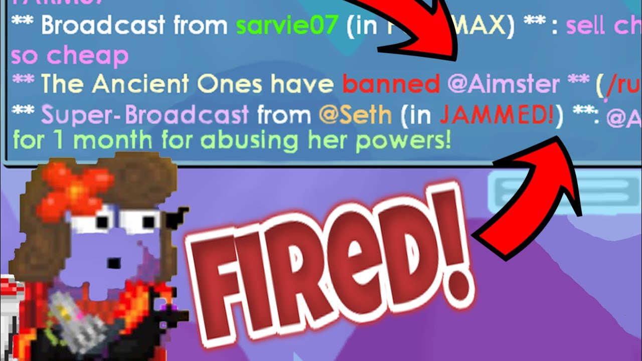 Growtopia Top 3 BANNED MODERATORS!
