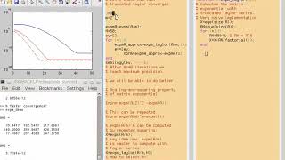 Demonstration of the numerical method for matrix exponential Wealth
