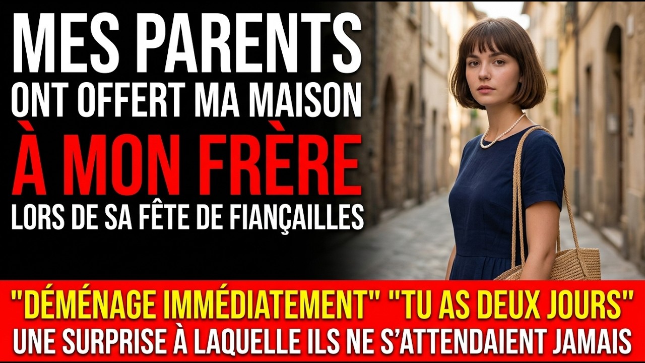 Mes parents ont donné mon appartement à mon frère — j’ai eu deux jours pour partir.