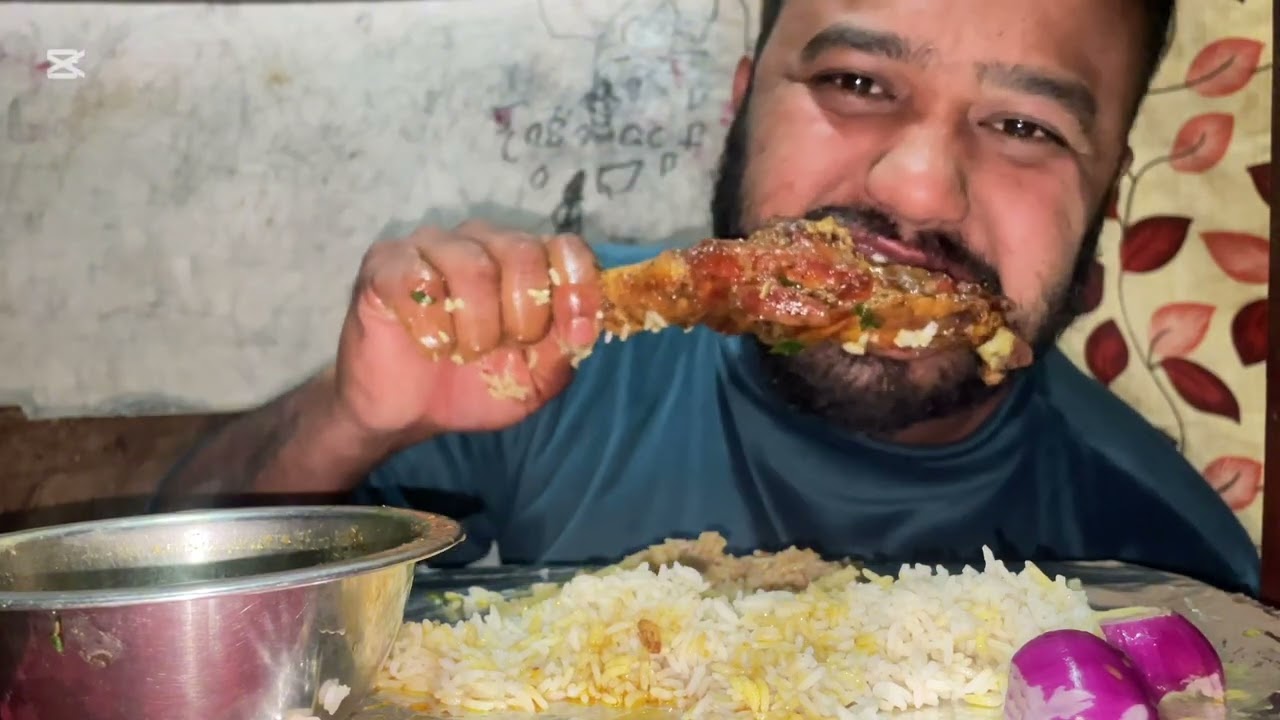 Local chicken and rice eating ￼#mukbang 