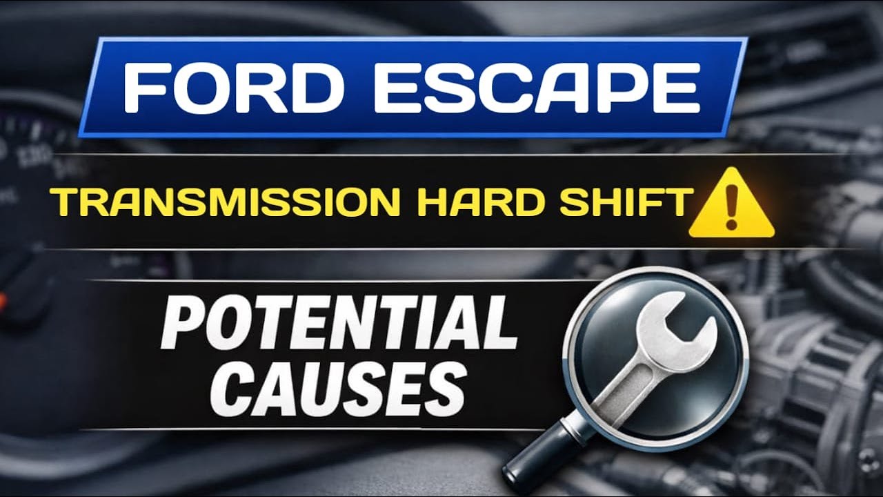 Жесткое переключение передач в трансмиссии Ford Escape – объяснение возможных проблем.