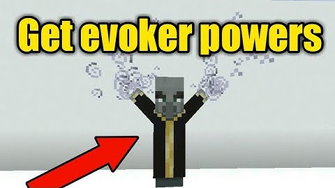 Get evoker powers in minecraft *NO MODS*