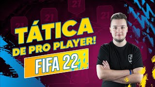 FIFA 22 - TÁTICA PERSONALIZADA PRO PALYER HUGE GORILLA!