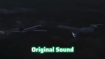 2002 Überlingen Mid-Air Collision - Animation 2 (Original Sound)