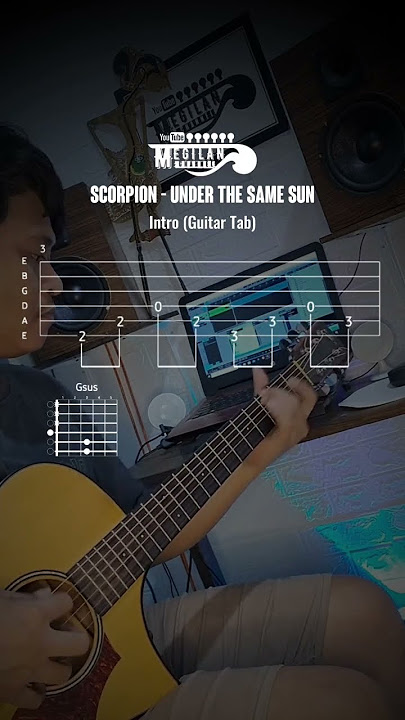 Intro Legend ‼️ Under The Same Sun - Scorpion (Intro Guitar Tab) #short #scorpion #underthesamesun