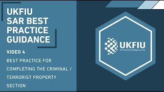 Best practice for completing the criminal or terrorist property section