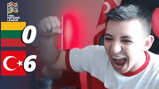 TÜRKLER LİTVANYA MAÇINI İZLERSE... | Litvanya 0-6 Türkiye | UEFA Uluslar Ligi