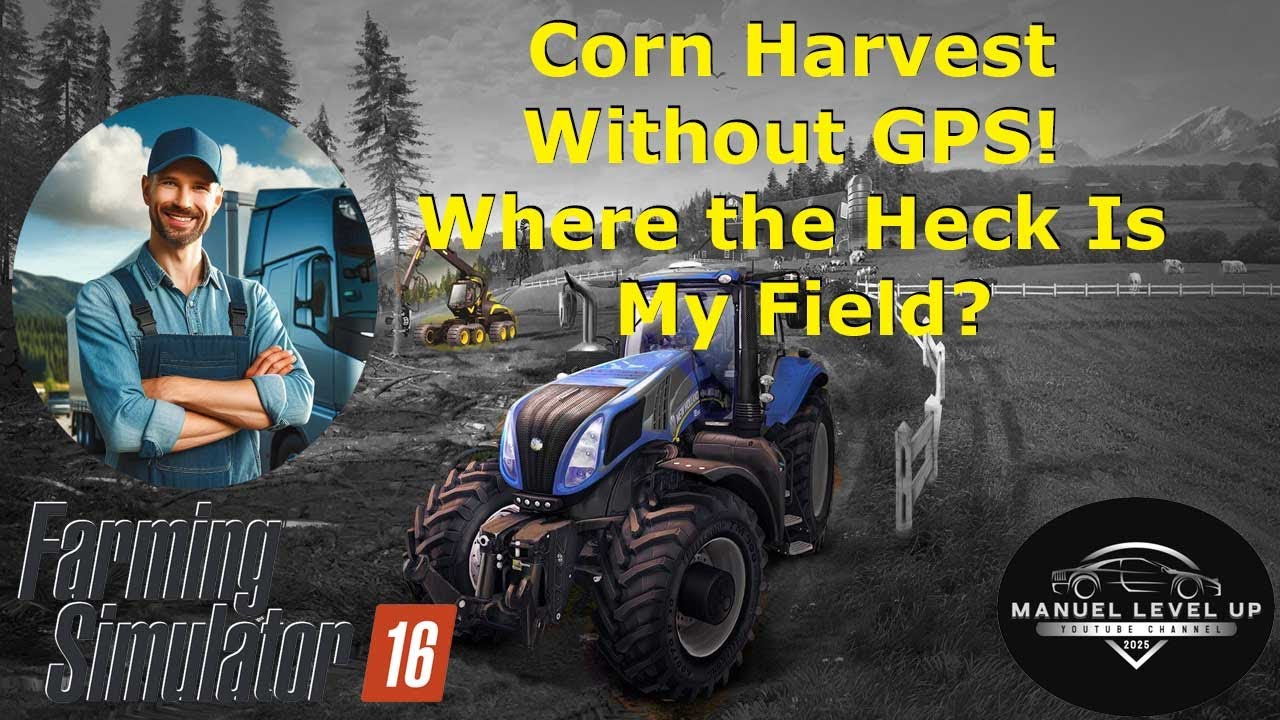 FS 16 - 163. Corn Harvest Without GPS! Where the Heck Is My Field?