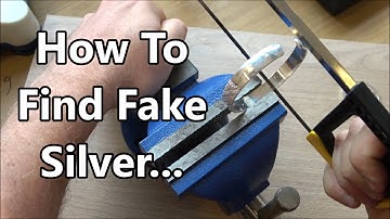Fake Silver - How To Test For Fake Silver At Home - Specific Gravity Test on Ebay Silver Bangle