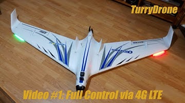 TurryDrone - Video #1 - First flight with full internet control