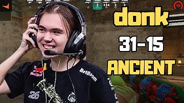 CS2 POV | donk Faceit Ranked (Ancient) - Voice Comms 31-15