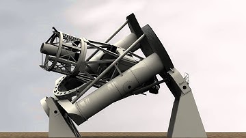 Test animation of the Hale Telescope
